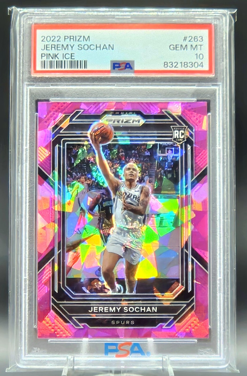 Jeremy Sochan 2022 Prizm #263 Pink Ice Price Guide - Sports Card