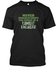 Combat Engineer T-Shirt Made in the USA Size S to 5XL