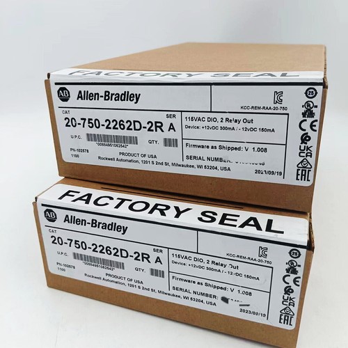 Allen Bradley 20-750-2262D-2R /A PowerFlex 750 115V I/O Module US Free Tax - Picture 7 of 9