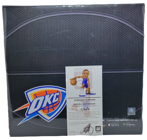ICONai Small-Stars 2017-18 NBA OKC Russell Westbrook Icon Edition 11" Figure - Picture 6 of 8