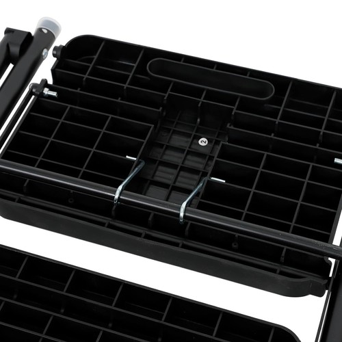 5 Step Non-Slip Stool Ladder 330 lbs with Handrails folding Tool Tray Platform - Picture 8 of 15