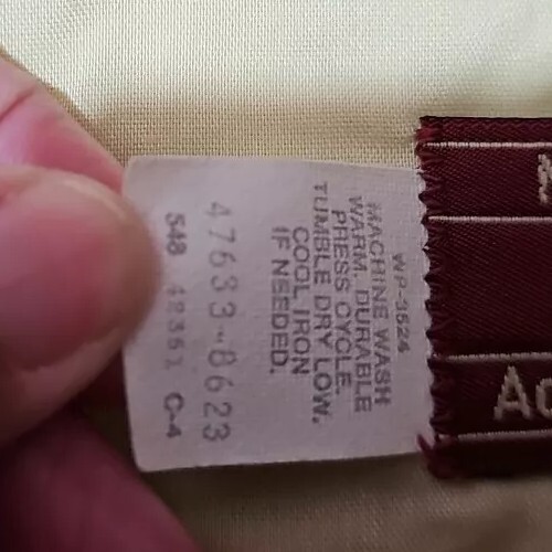 Mens Vintage Levi's tan polyester pants,28.5"x32" - Picture 6 of 8