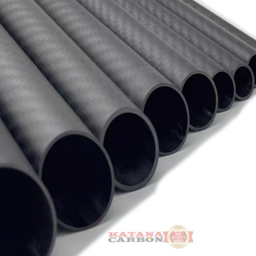Tubo de fibra de carbono Matt OD 24 mm x ID 22 mm x longitud 500 mm 3 k (envuelto en rollo) - Imagen 4 de 9