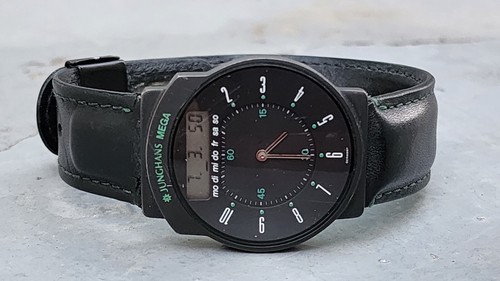 Junghans Mega Multifunction Black Men's Steel Watch - Picture 6 of 9