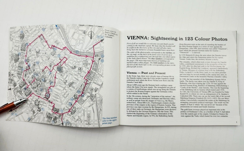 Vienna Austria Sightseeing in 123 foto a colori souvenir libro turistico - Foto 2 di 4