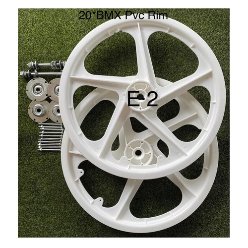 BMX Bicycle 20" PVC Sport Rim Tube Tires Complete Wheelset Hub Seat FREE SHIPING - Picture 13 of 14