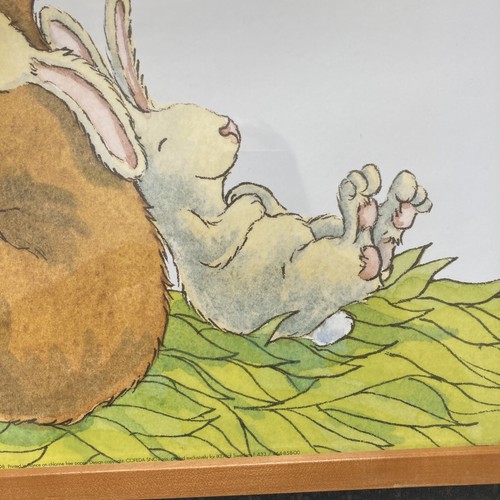 IKEA Nursery Decor "Mr. Bear Says Peek-A-Boo" Debi Gliori Framed Print - Picture 5 of 12