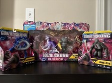 GODZILLA x KONG TITAN BATTLE PACK 5 FIGURES MOTHRA DROWNVIPER ONE-EYED LOT