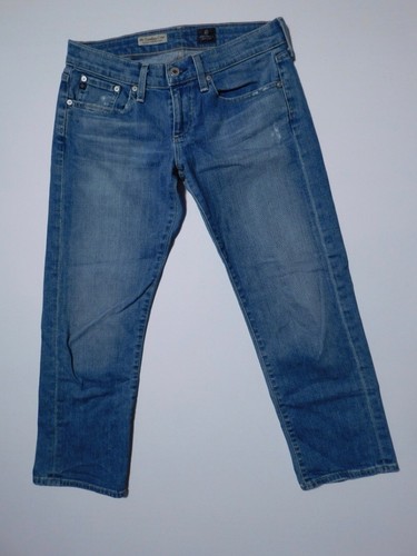 Jean ADRIANO GOLDSCHMIED AG lavado medio relajado delgado ""The Tomboy Crop"" talla 26R - Imagen 4 de 9