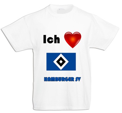 ICH LIEBE HAMBURGER SV,Jungen//Mädchen KURZARM BABY//KID//TODDLER T-Shirt