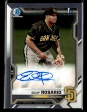 2021 Bowman Chrome #CPA-ER Eguy Rosario