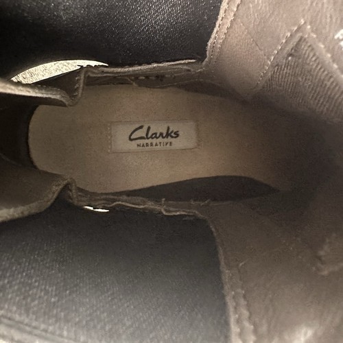 Clark’s Marquette Wish Taupe Leather Ankle Boots Women’s Size 7 - Picture 7 of 12
