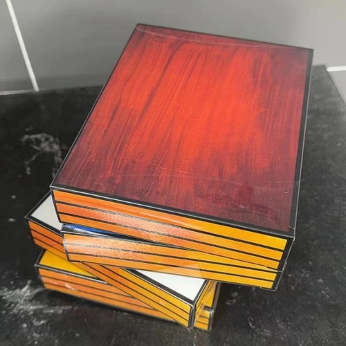 Glass Lamp Stained Glass Book Lamp Nightstand Desk Light for Reading Colorful - Picture 3 of 9