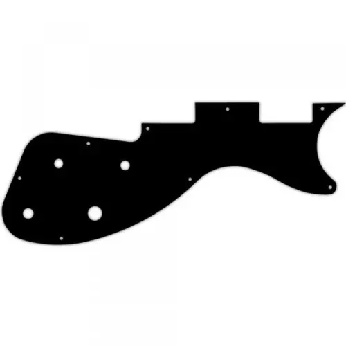 USA CUSTOM PICKGUARD for GIBSON® M2 S SERIES LES PAUL® 3 Ply PG BLACK BWB TOP!