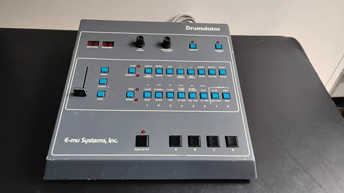 E-MU Systems Drumulator Model 7000 Drum Machine Vintage Emu as-is