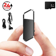 Mini Portable Voice Recorder Audio Sound Recorder Mini Small Spy Lecture w/32GB