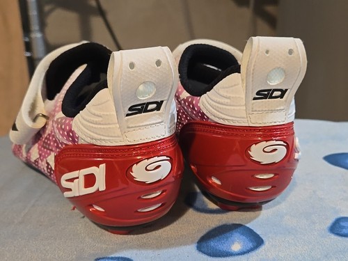 Sidi Women's T-5 Air Triathlon Bicycle Shoes Rose/Red/White EUR 41 / US 8.6 - Picture 5 of 18