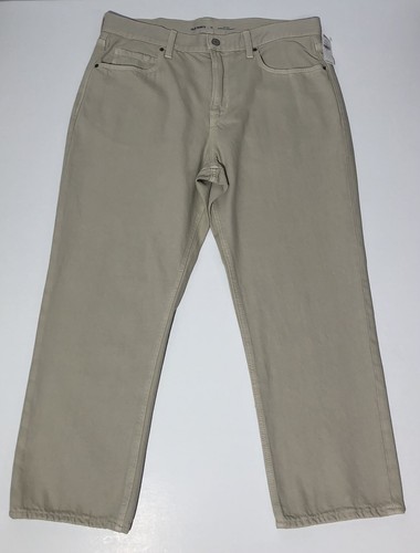 NWT Old Navy Khaki / Beige Jeans High-Rise Slouchy Straight Capris Size 12 - 第 1/9 張圖片