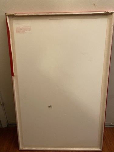 VTG Disney Little Mermaid 1997 Poster Red Framed Ariel Sebastian Flounder RARE - Picture 8 of 12