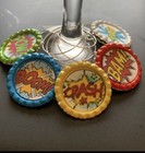 Comic Wine Charm Set