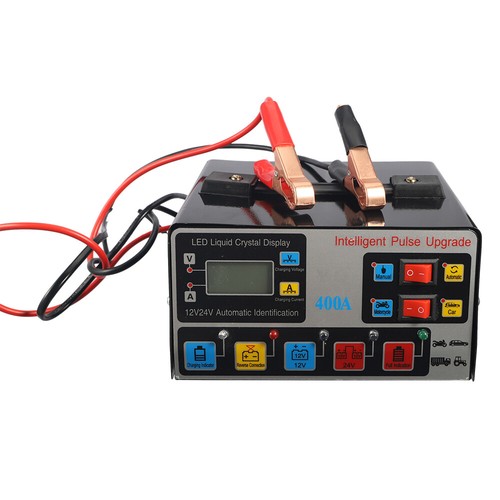 400A Car Battery Charger 12/24V Smart Automatic Intelligent Pulse Repair AGM/GEL - Picture 14 of 17