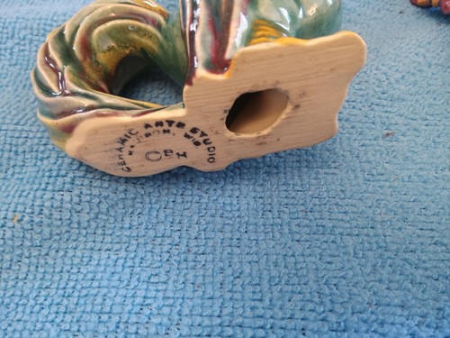 VINTAGE CERAMIC ARTS STUDIO MADISON WIS. ROOSTERS SALT & PEPPER SHAKERS - Picture 4 of 5