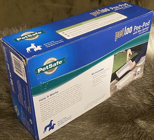 PetSafe Pet Loo Pee Pod Pack of 7 Replacement Pods 1 Tub Wee Sponge & Scoop - Picture 3 of 5