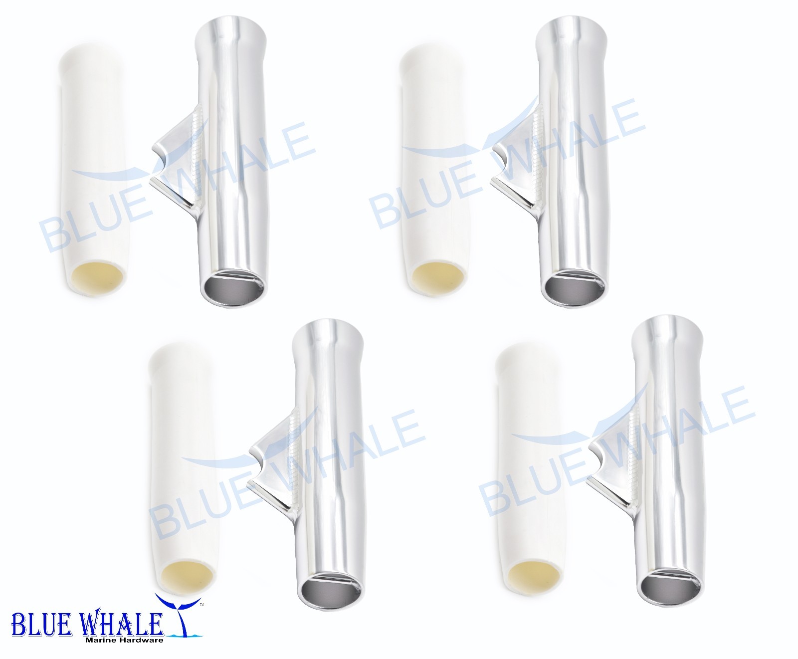 4PCS al. Acampanado Soldadura en Acampanada Vinilo blancoo Insertar Rod Holder USA BL93113890 4PCS al. Acampanado Soldadura en Acampanada Vinilo blancoo Insertar Rod Holder USA BL93113890