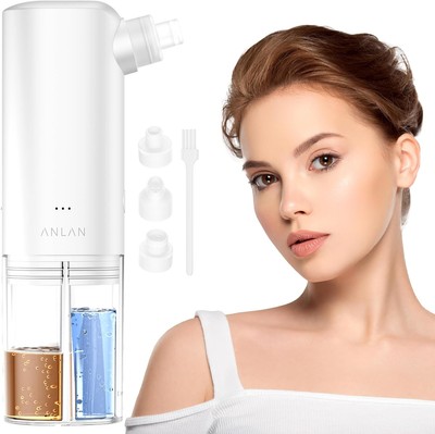 Blackhead Remover Vacuum Pore Cleaner w/ Microbubble & 3 Suction Levels Kit
