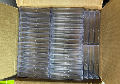(70) P-25 Plastic 25 Card Count 2 Piece Plastic Box P-25 for Standard Cards Used
