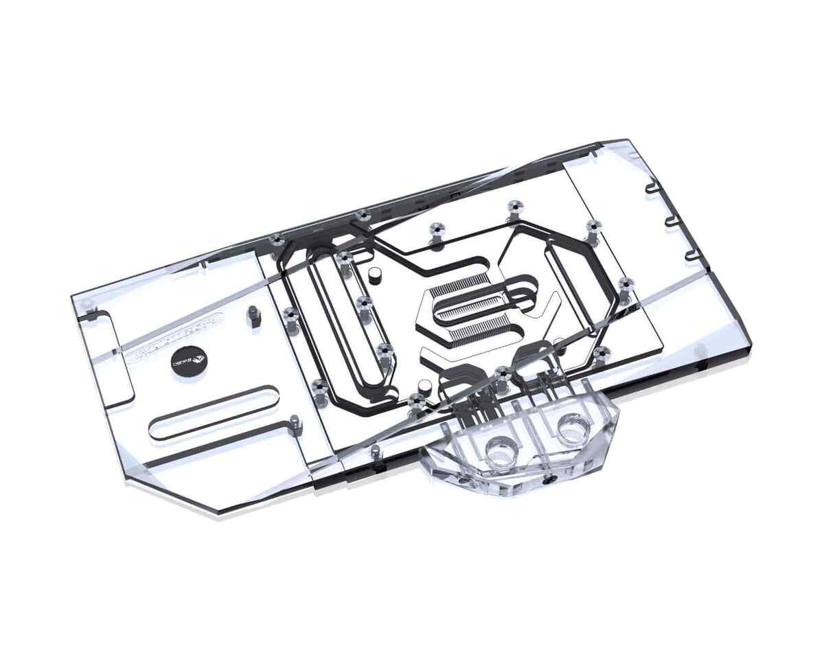 Bykski Full Coverage GPU Water Block and Backplate for ASUS ROG Strix –