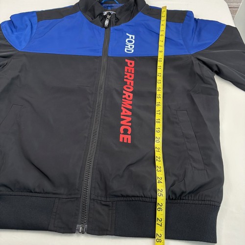 Ford Performance Jacket Full Zip Blue Black Logos Men's Large - Picture 12 of 13