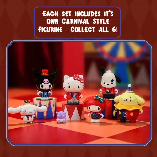 ✅ Official Sanrio Characters Carnival Circus Series Building Block Sets Toy NEW - Picture 3 of 26