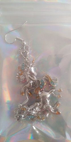 Schmuckset Einhorn Regenbogen Ring Kette Armband Ohrringe - Bild 2 von 6