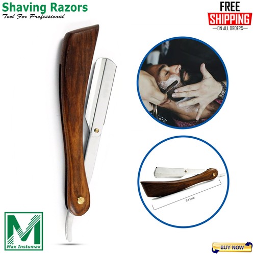 Maquinilla de afeitar profesional de peluquero borde recto maquinillas de afeitar plegables INSTUMAX - Imagen 51 de 54