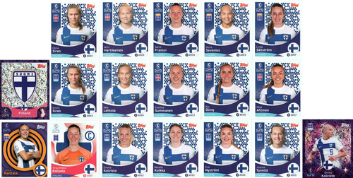 Topps UEFA Women's Euro 2025 Sticker Teams & Sets & Single - Bild 8 von 82