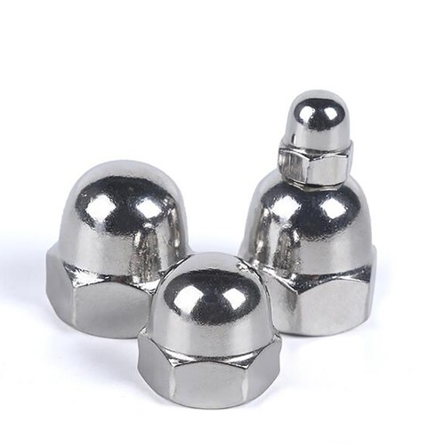 Tuercas cúpula de campana de acero inoxidable A2 DIN1587 para tornillo M3 M4 M5 M6 M8 M10 M12 - Imagen 4 de 7