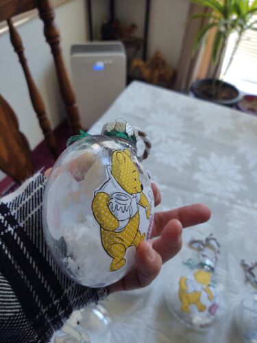 8 Shatter Proof 4.5” Pooh Bear Christmas Tree Ornaments, New - Picture 5 of 8