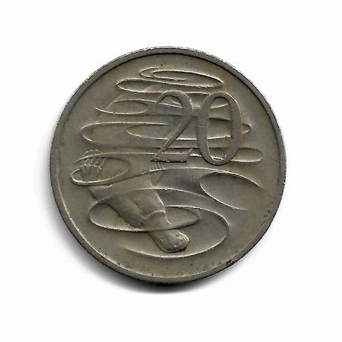 1967 Australia 20 Cents — photo from the most recent tracked eBay sale
