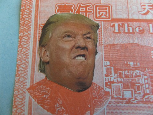 DONALD TRUMP, "THE HELL BANK CORPORATION", $1000 HELL BANK MONEY, LOTE DE 2 BILLETES - Imagen 2 de 6