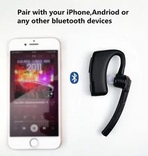 Baofeng Walkie Talkie Headset PTT Wireless Bluetooth Earphone for Two way Radio