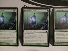 Karametra's Favor MTG Born of the Gods (2014) #125 green common aura heavy play