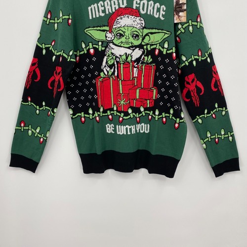 Suéter de Navidad Celebrate Together para hombre Merry Force Be With You Star Wars L - Imagen 3 de 7