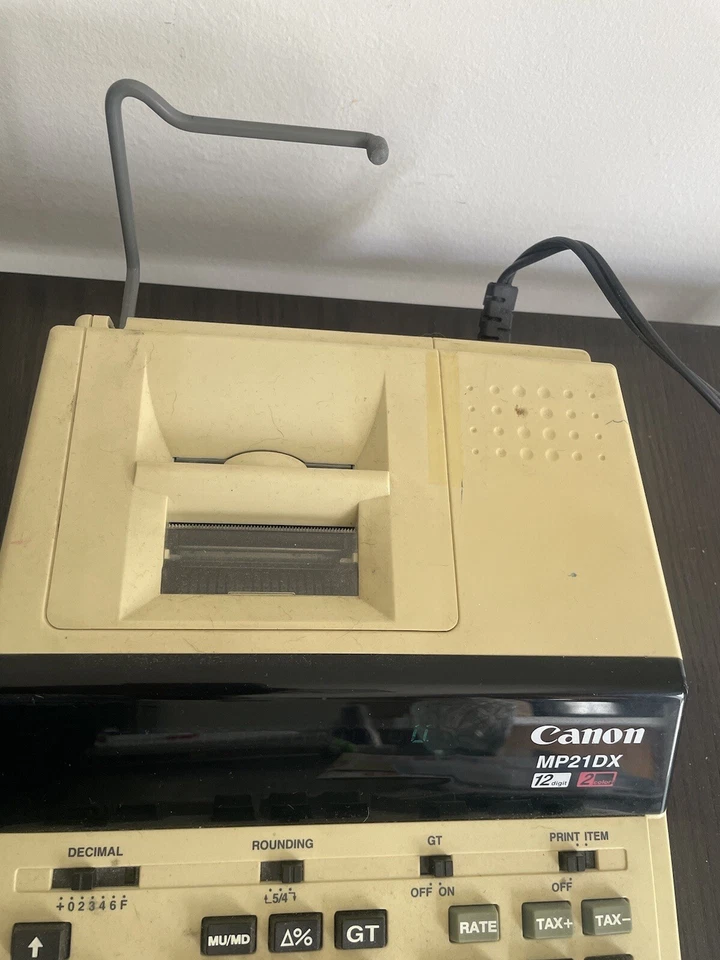 Canon MP21DX Business Calculator 2 Color Printer 12 Digits TESTED Working Read!! - Image 2 of 4