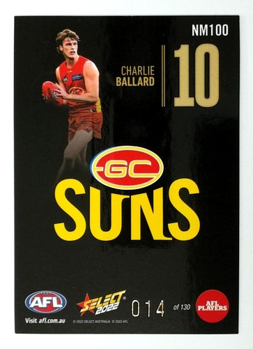 2022 AFL Select Midnight NM Insert - PICK YOUR CARD - Imagen 18 de 28