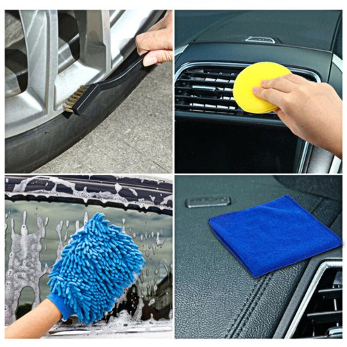 Car Detailing Drill Brush Tools Kit Vehicle Auto Engine Wheel Boat Wash Cleaning - Picture 41 of 69