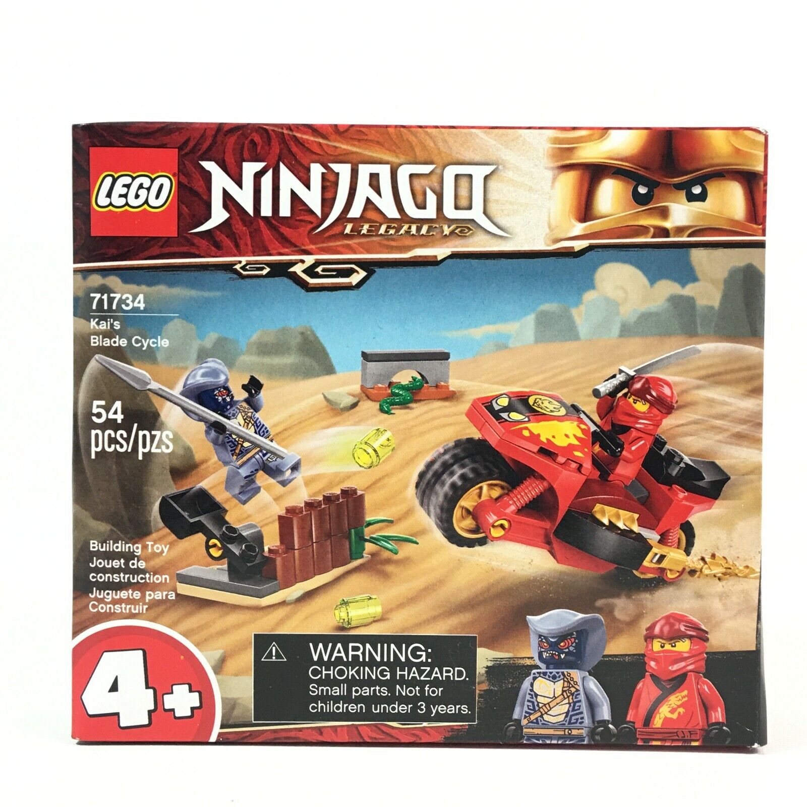 LEGO Ninjago Legacy Kai's Blade Cycle 71734 Building Toy 54 Pieces