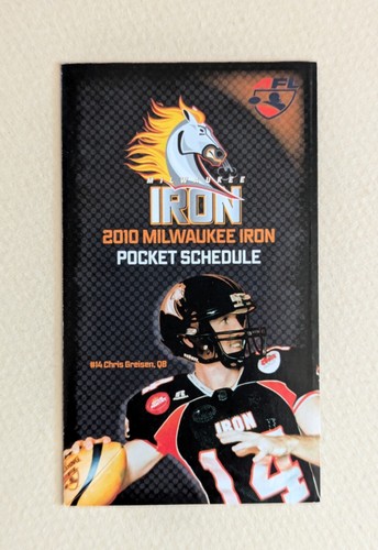POCKET SCHEDULES - ARENA & INDOOR FOOTBALL AFL AF2 IFL + CHOOSE YEAR & TEAM 🏈 - Picture 169 of 206