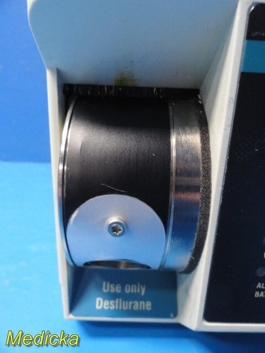 GE Datex Ohmeda Tec 6 PLUS Anästhesie-Verdampfer (Mittel: Desfluran) ~ 34043 - Bild 6 von 14