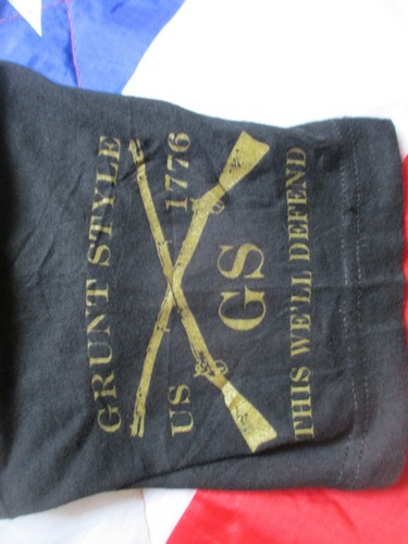 real GRUNT STYLE USA STIRBT OHNE EHRE Wikinger Valhalla Thor T SHIRT Medium - Bild 14 von 15